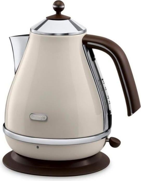 De'Longhi Icona Vintage Waterkoker KBOV 2001.BG, 1,7 liter, 2000 watt, beige