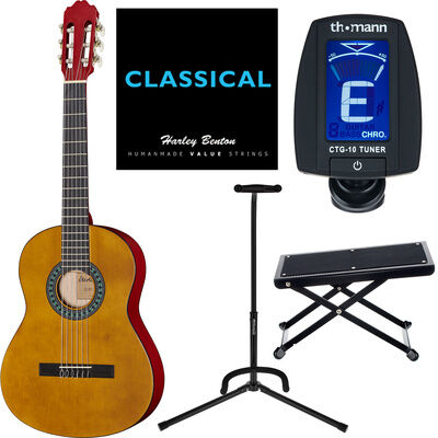 Startone CG851 3/4 Classical Guitar Set Hellbraun matt