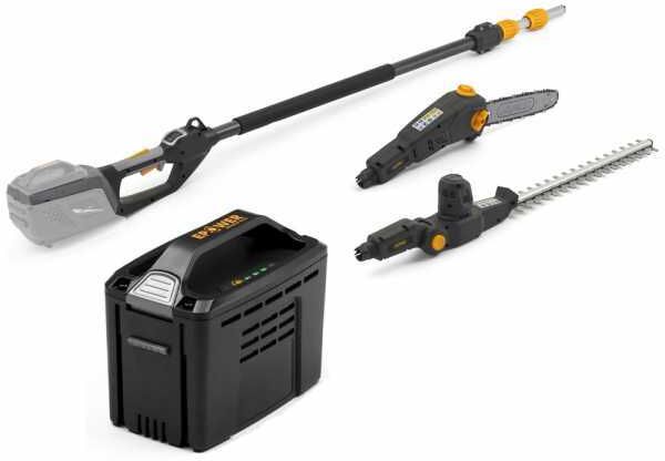 ALPINA AMT48Li kit - Taille-haie et perche élagueuse sur perche multifonction - Batterie de 48V 2Ah