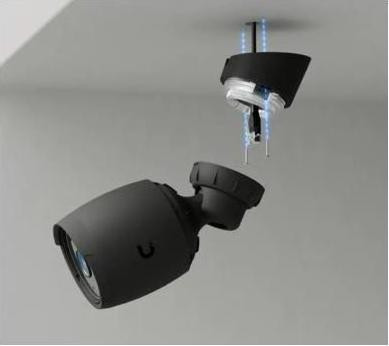 Ubiquiti Montageaccessoire voor Bullet camera met 22 graden extra hellingshoek, Zwart, UACC-BULLET-AB-B