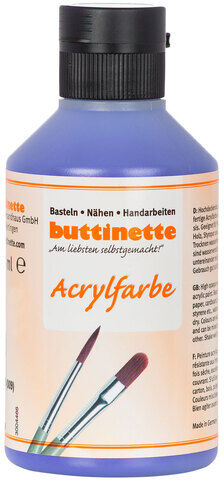 buttinette Acrylfarbe in verschiedenen Farbtönen, 250 ml