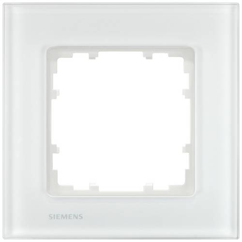 Siemens Schalterprogramm 1fach Rahmen Delta Weiß 5TG12011 1St.