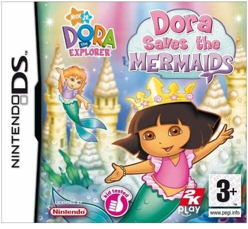 Dora Saves the Mermaids - Nintendo DS Game, Used - Without Case