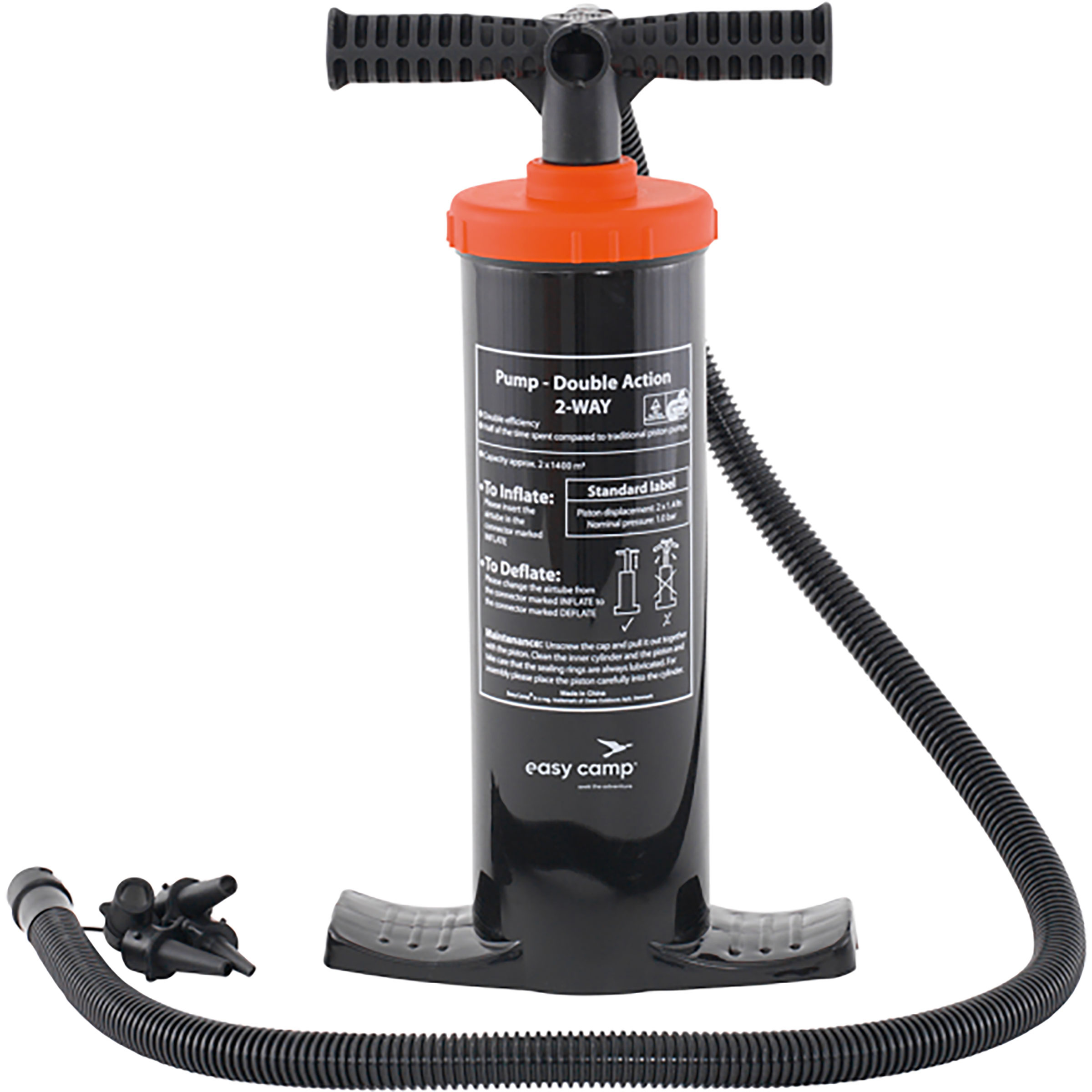 Easy Camp Double Action Pumpe Isomatte schwarz Camping