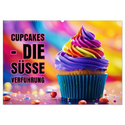 Cupcakes - die süße Verführung (Wandkalender 2027 DIN A2 quer), CALVENDO Monatskalender