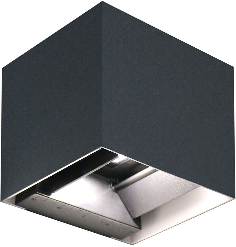 Marbella Sun Antracite Faretto Solare Led Con Pannello Integrato