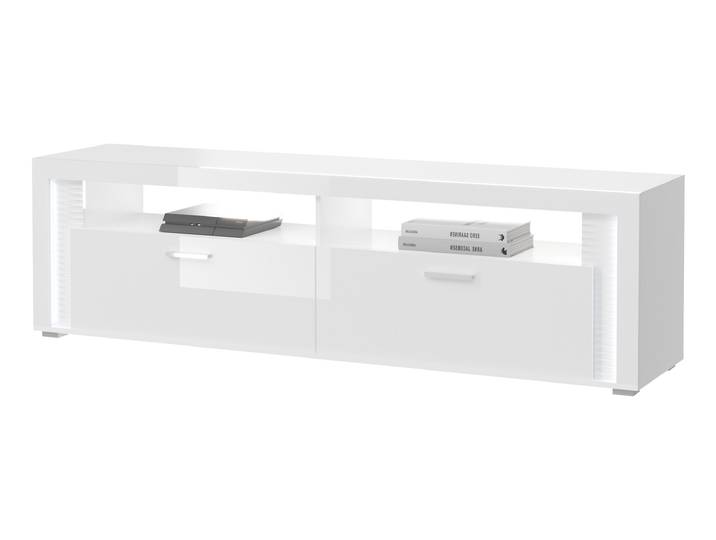 TV-Lowboard weiß hochglanz 201 cm - SKYLIGHT