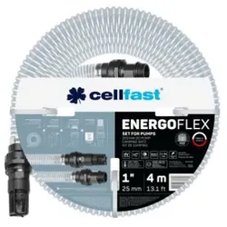 Cellfast, Zubehör Bewässerung, Saugschlauch für Pumpen, 1 Set, 4 MB