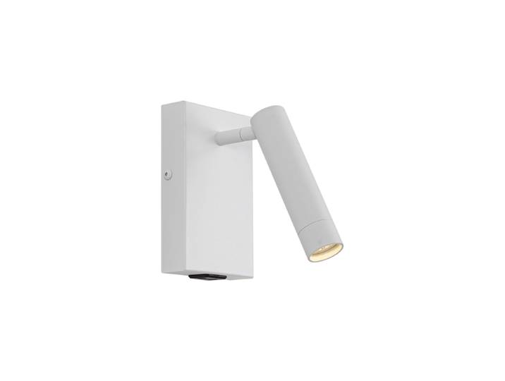 Applique murale moderne blanche réglable avec USB-C - Croft