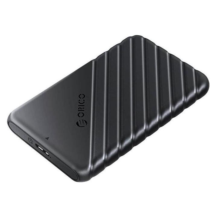 Orico 2.5' HDD / SSD Enclosure, 5 Gbps, USB 3.0 (Black) (2.5") (25PW1-U3-BK-EP)