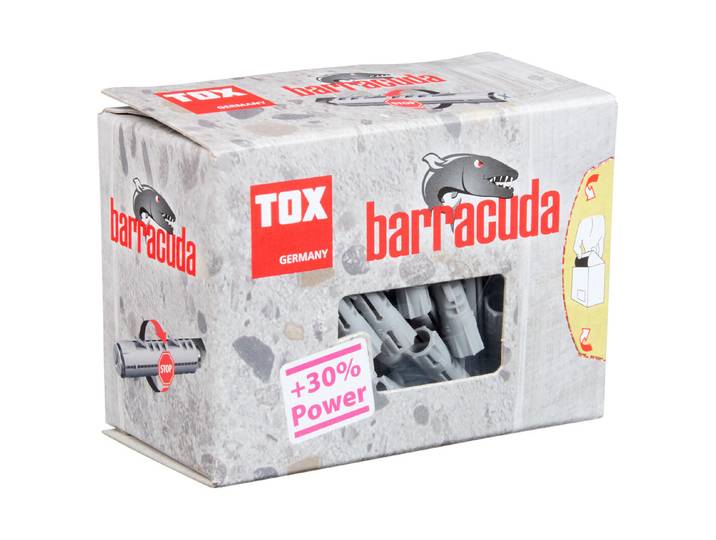 Tox Spreizdübel Barracuda Grau ⌀ 6 mm 100 Stück