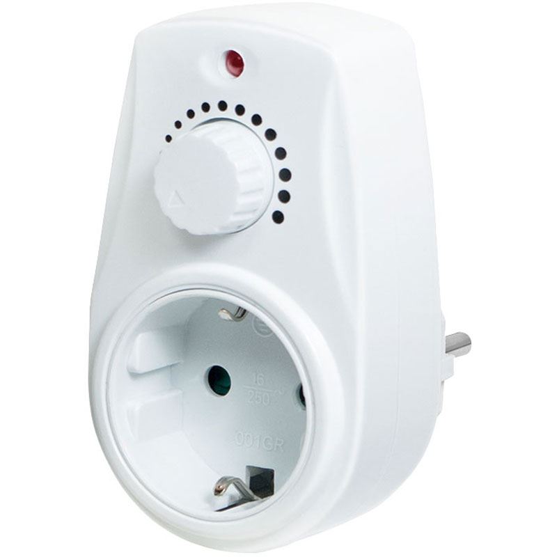Logilink Steckdosenadapter mit Dimmer weiß
