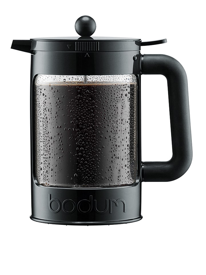 bodum Eiskaffeebereiter "Bean" in Transparent/ Schwarz - 1,5 l - onesize