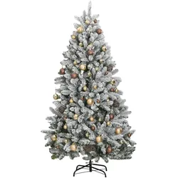 vidaXL, Weihnachtsbaum, Weihnachtsbaum Klappbar LED Beleuchtet Christbaum Tannenbaum Deko 270cm (270 cm)