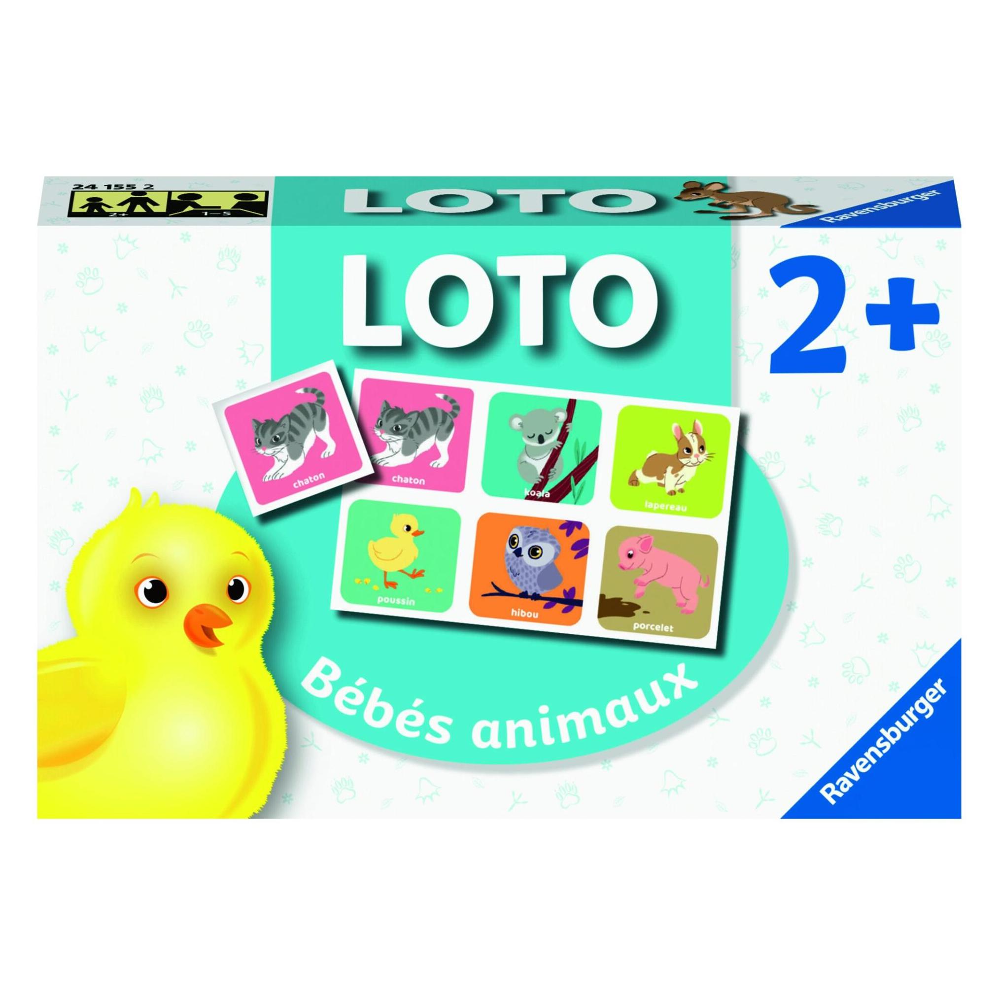 Ravensburger Loto les bébés animaux (Französisch) (24155)
