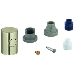 Grohe Metallgriff 47984 DN 15 Mengengriff EcoButton nickel gebürstet, 47984EN0 47984EN0