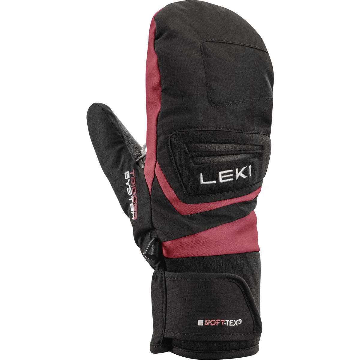 LEKI Griffin 3D Junior Mitten black-rosé (5) 4.0 654805805040