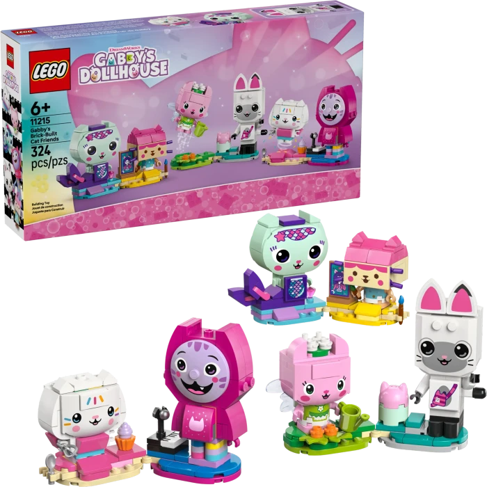 LEGO Gabbys Puppenhaus 11215 Gabbys Katzenfreunde aus LEGO Steinen