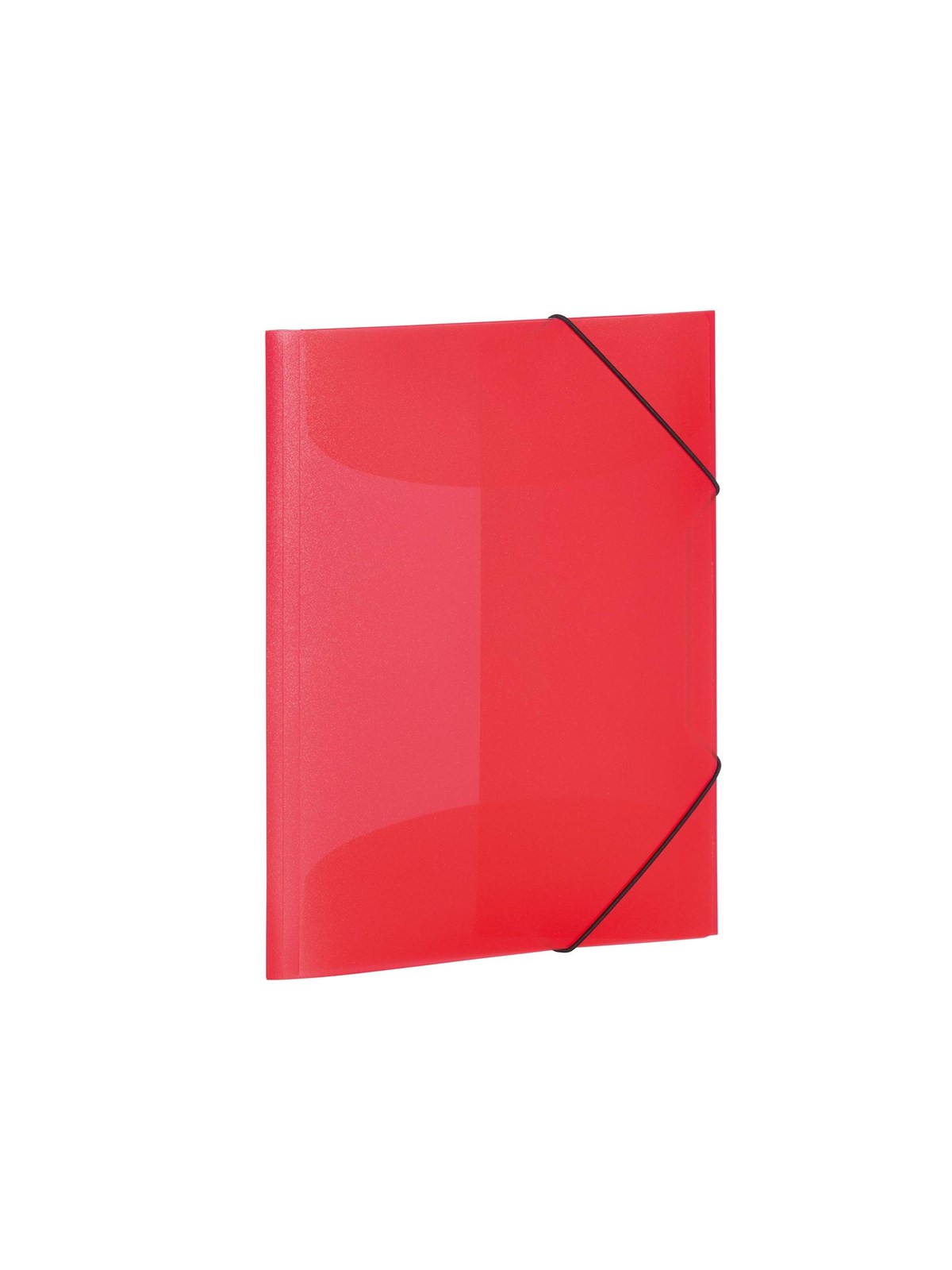 HERMA Elasticated folder A4 PP translucent red