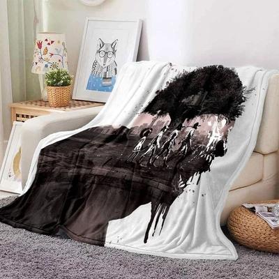 Uplift Picks The Walking Dead Zombie Throw Blanket Soft Flannel Sofa And Bed Cover 10 100x150 Cm