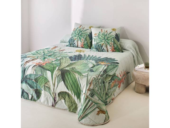 Couvre-lit matelassé Tropical - Blancheporte