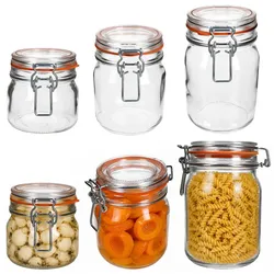 6er Set Odin Einmachglas 1L 0,75L 0,5L Bügelverschluss Vorratsglas luftdicht
