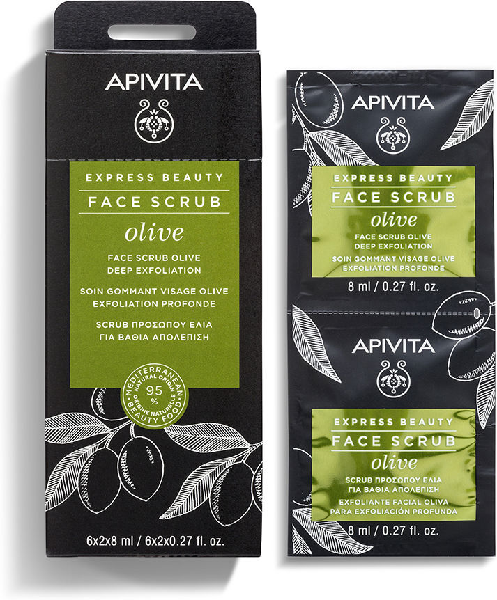 Apivita Masque exfoliant intensif Express Beauty à l’huile d’olive 2 x