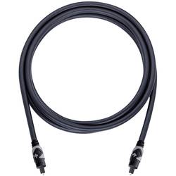 Oehlbach 133 Toslink Audio Anschlusskabel [1x Toslink-Stecker (ODT) - 1x Toslink-Stecker (ODT)] 1.50 m Anthrazit
