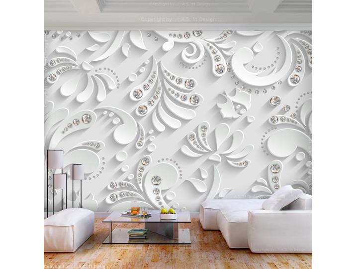 Papier peint Flowers with Crystals 350 x 245cm 350 x 245 cm