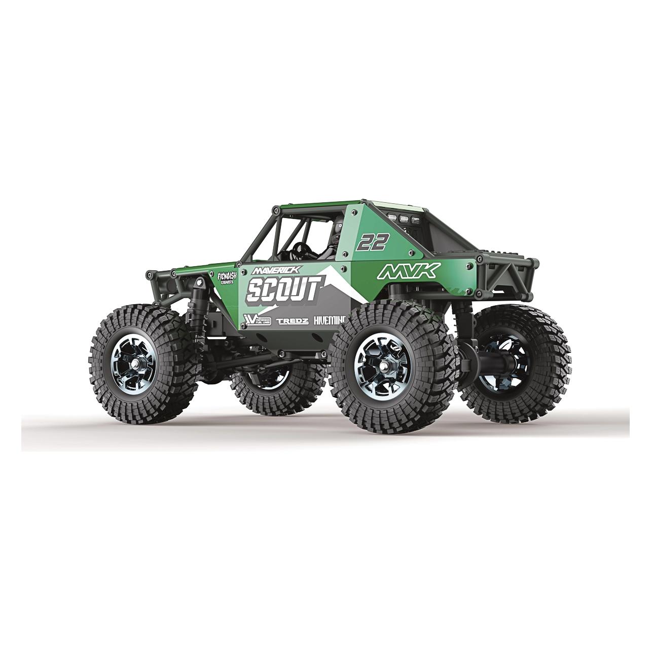 Wittmax Scout-24 1/24th Rock Crawler - Green (RTR Ready-to-Run) (MV151302)