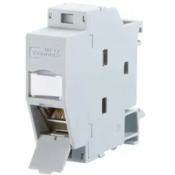 Metz Connect Hutschienenmodul,Cat.6A TN E-DATmod-REGplus 1309107003-E-90