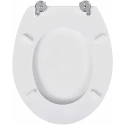 vidaXL, WC Deckel, Zakaria (2 Stück Schlichtes Weiss)