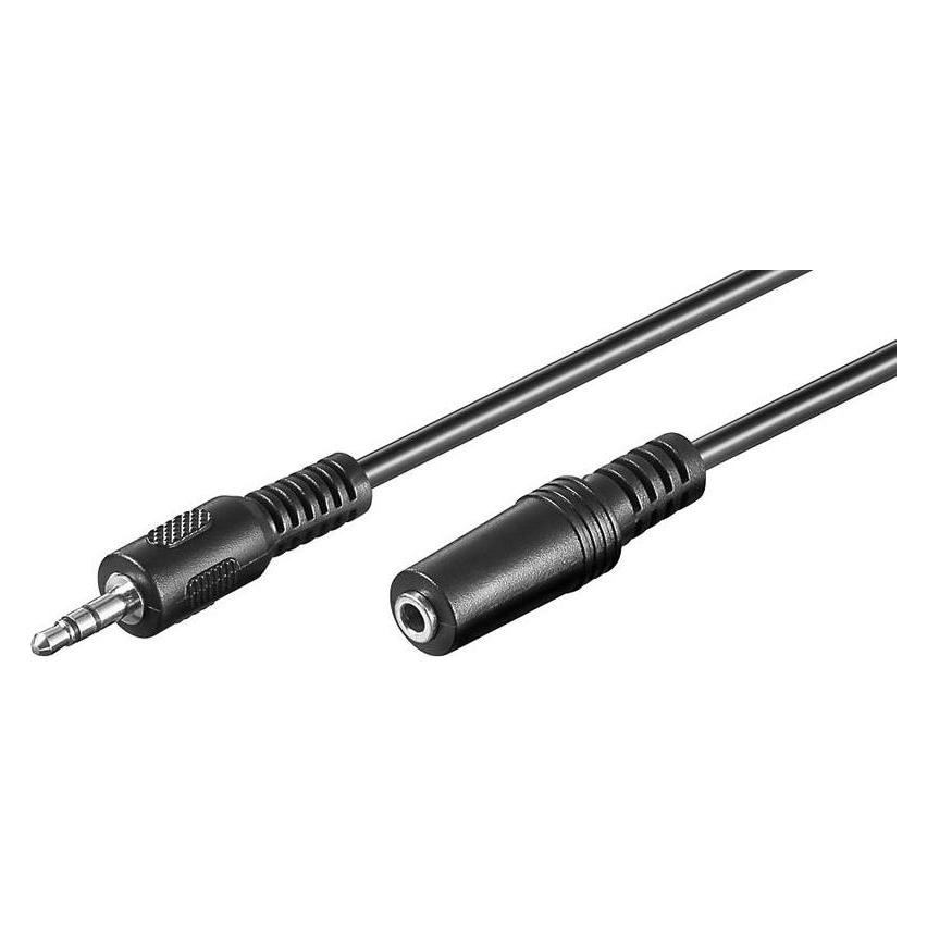 HDgear 3.5 mm st. Stecker > 3,5 mm st. Kupplung (2 m, AUX Kabel) (LP-AC015-020)