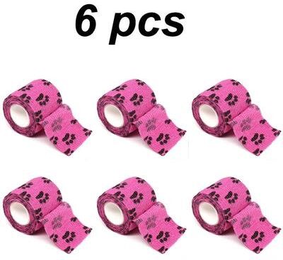 Uplift Essentials Active Guard Self Adhesive Protective Pet Bandages pink