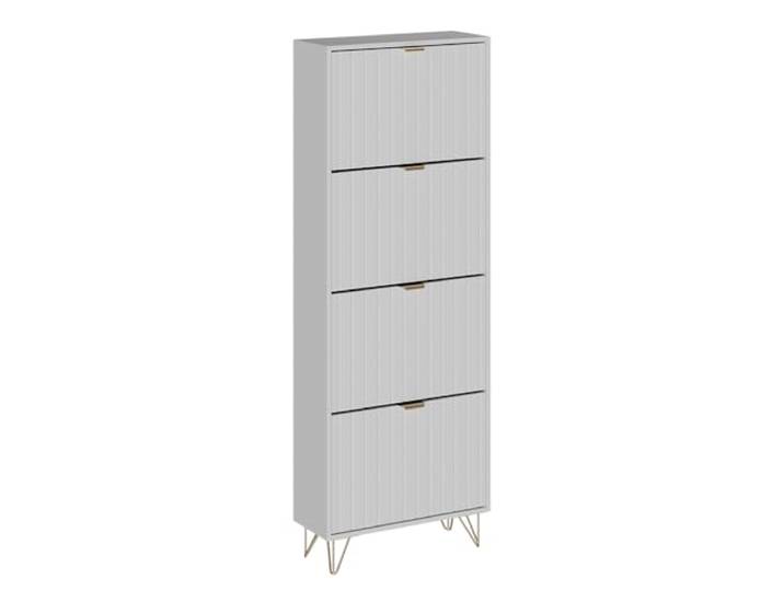 Vicco Schuhschrank Helge, Weiß, 60 x 166.7 cm