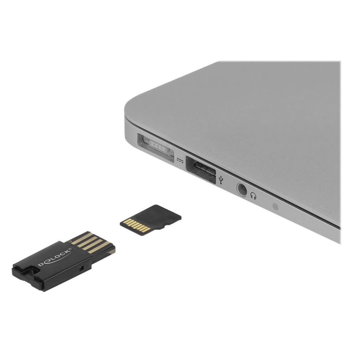 Delock USB 2.0 Card Reader für Micro SD Speicherkarten (USB 2.0) (91603)