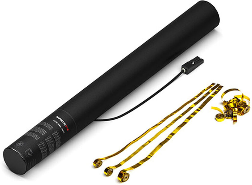 MagicFX Magic Fx Elektrische Streamerkanone 50cm - Gold Metallic