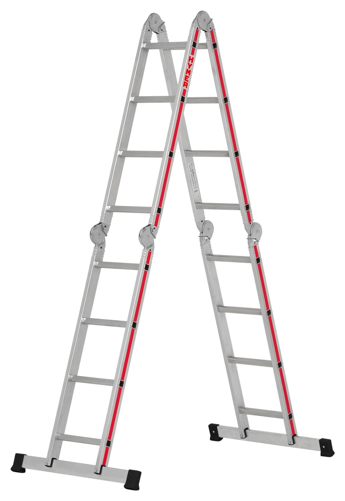 Hymer multifunctionele ladder met 4x4 sporten en verstelbare hellingshoek