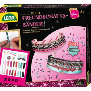 Lena Bastelset 42116 Freundschaftbänder, 180 Teile, ab 8 Jahre, 2 Stück