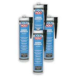 4x Dichtmasse LIQUI MOLY 6196 Scheibe Abdichtung abtupfbar 310 ml Kartusche