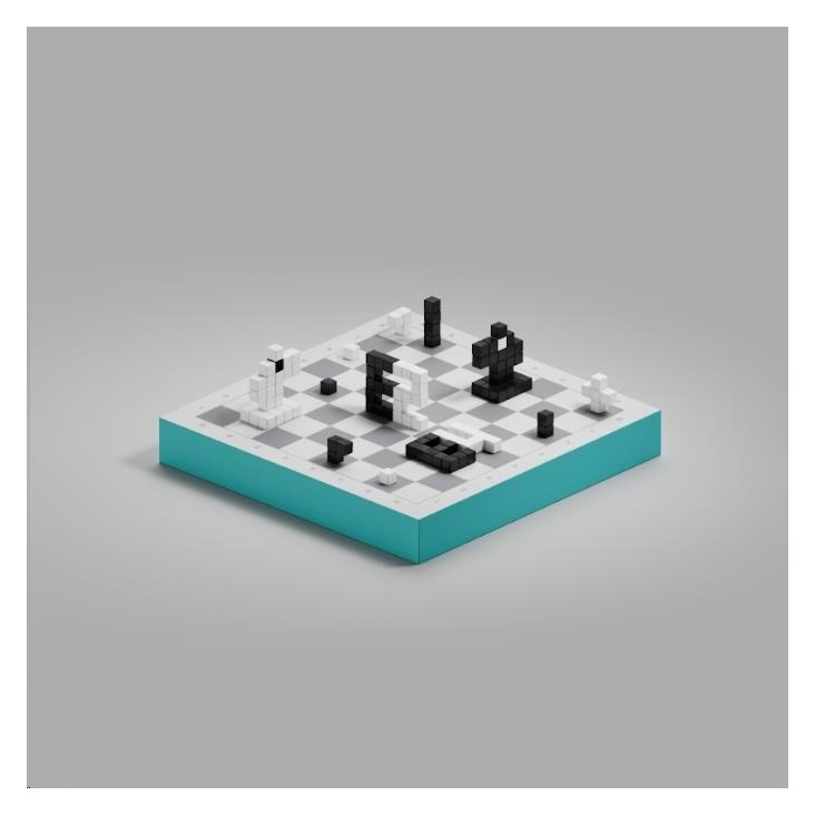 Pixio Chess - Šachy magnetická stavebnice (70101)