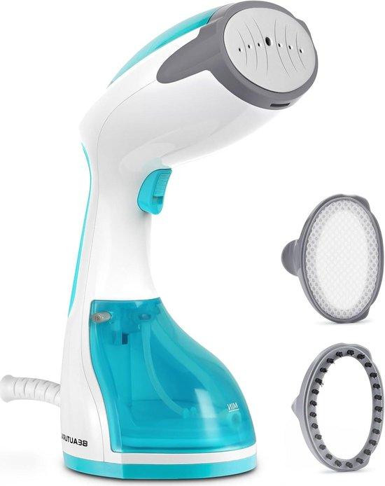 Beautural Stoomstrijkijzer en Kledingstomer in Blauw met 260 ml Tank