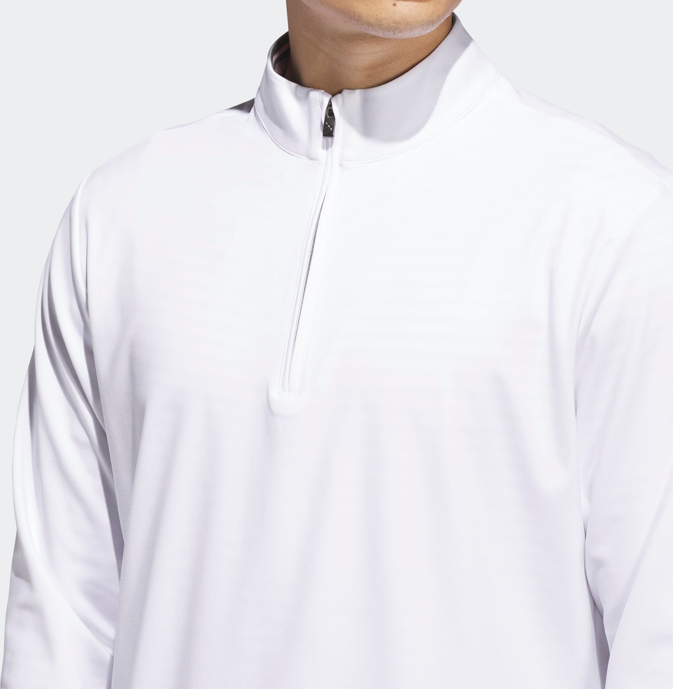 Sweatshirt ADIDAS PERFORMANCE "ULTIMATE365 CLASSIC QUARTER-ZIP", Herren, Gr. S, weiß, Obermaterial: 79% Polyester, 21% Elasthan, angesetztes Bündchen, Sweatshirts Sweatshirt, mit Stehkragen weiß S