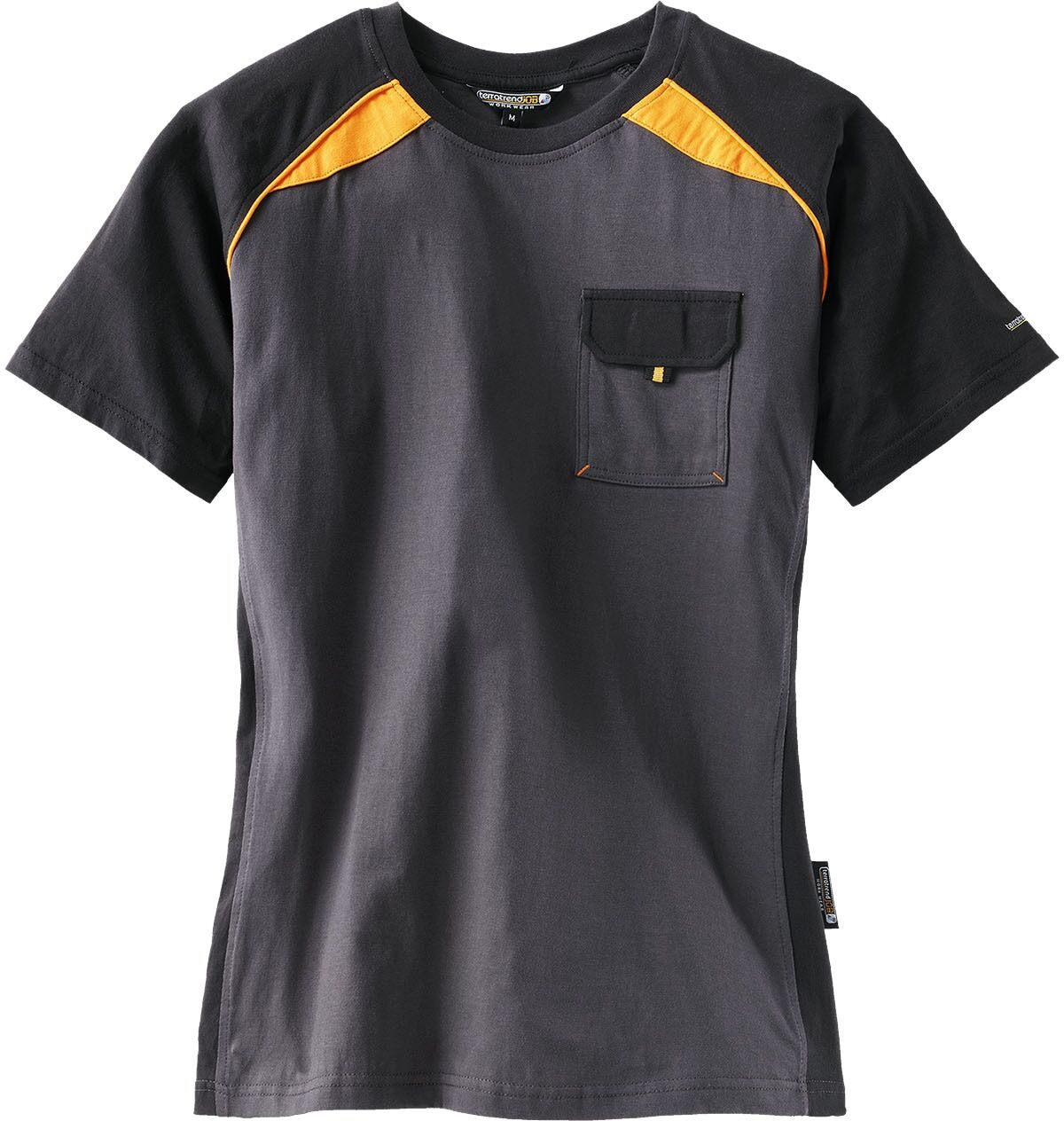 T-Shirt TERRATREND JOB "Bekleidung", Damen, Gr. 3XL, grau, Obermaterial: 100% Polyester PES., Shirts T-Shirt
