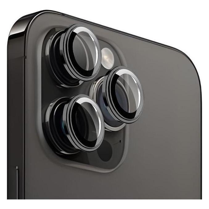 Mobile Origin Easy Lens guards black - iPhone 14 Pro / 14 Pro Max (Apple iPhone 14 Pro, Apple iPhone 14 Pro Max) (FRL-LSG-i14Pro-BLK)