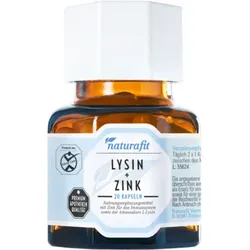 NATURAFIT Lysin+Zink Kapseln 20 St