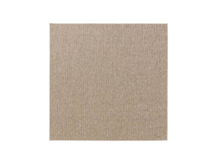 benuta Outdoorteppich Iowa Taupe 195/195 cm, Kunststoff, Uni, Quadratisch, 195x195 cm, wasserabweisend, Teppiche & Böden, Teppich, Outdoorteppich