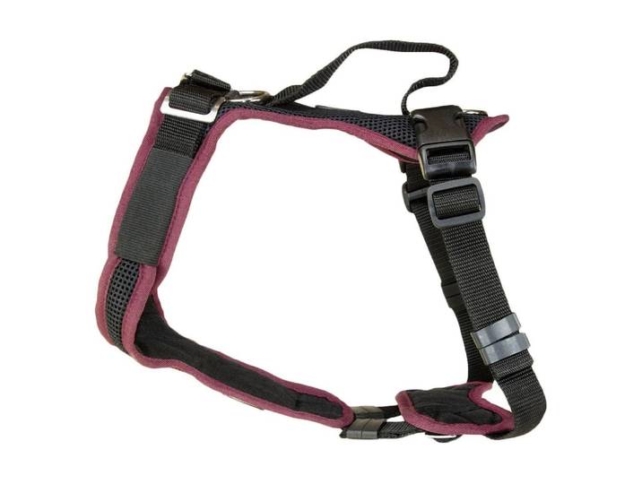 Hunde-Geschirr Grossenbacher Vary L , rot (bordeaux), Polyester, Tiergeschirre, Hunde-Geschirr