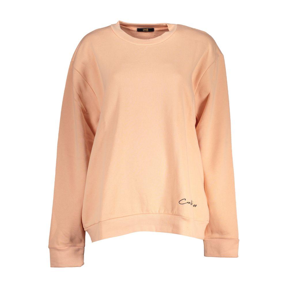 Pfirsich Strickpullover Crewneck
