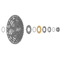 SHIMANO Ritzel für CS-M9100/CS-M8100/CS-M7100/CS-M6100 Kassetten 12-f